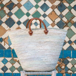 Géant, poignées rondes cuir.